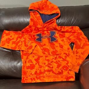 Under Armour Kids Camo Orange Hoodie